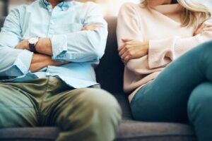 couple sitting in couch